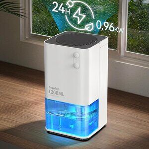 EasyAcc® Dehumidifiers, 40 oz Water Tank, (450sq ft) Quiet, 7 llights